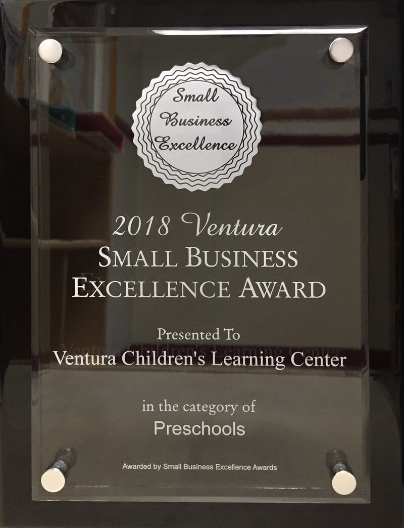 Best of 2018 - In category of Preschools Small business excellence award